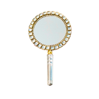 Handcrafted Pure Silver Mirror for Laddu Gopal Shriramsilverworks